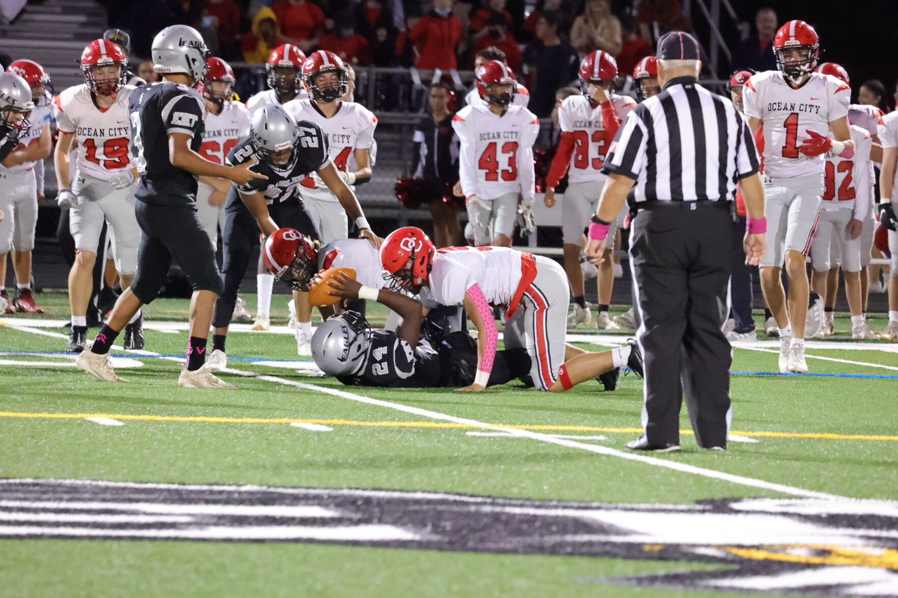 Ocean City vs Egg Harbor Township football game